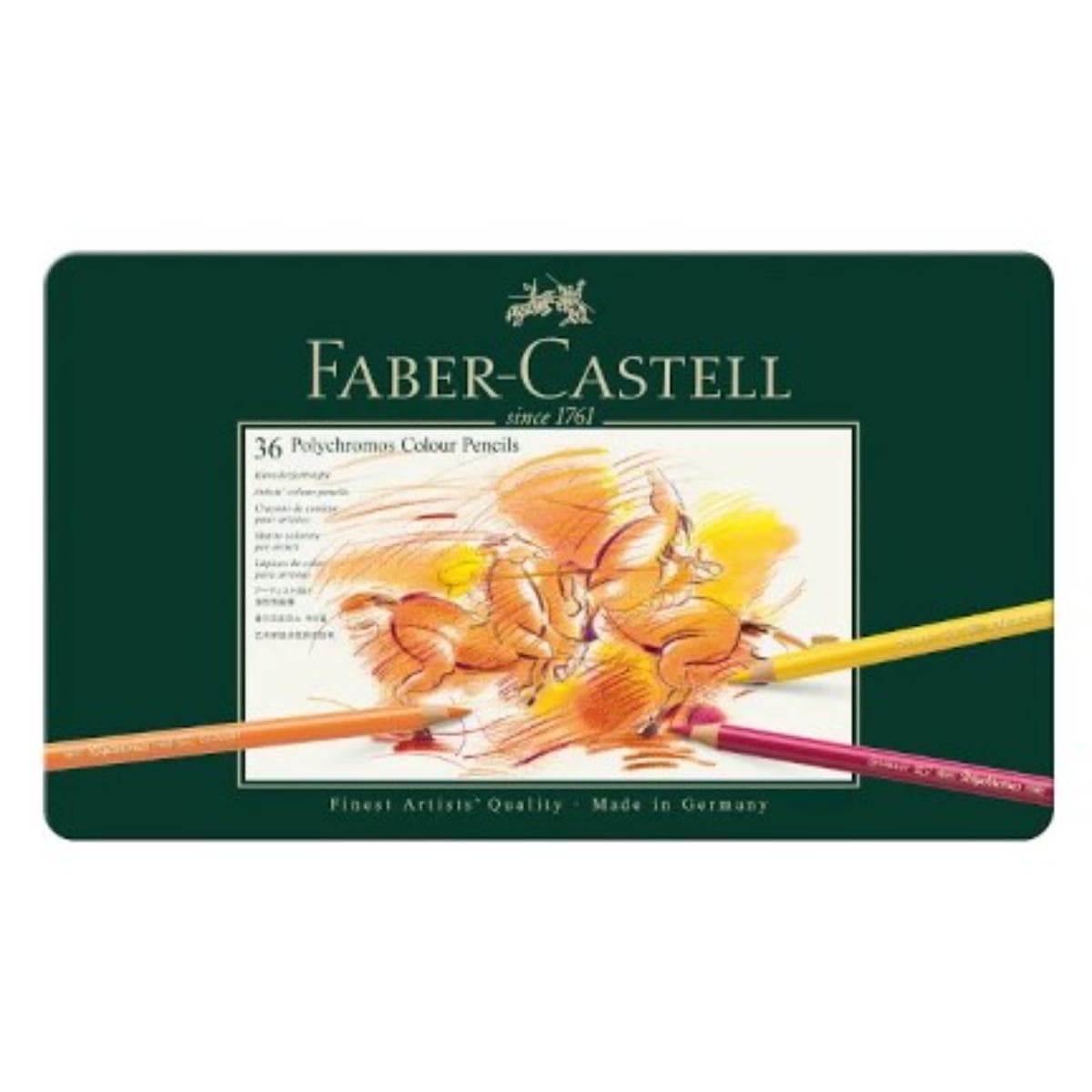 Lápis de Cor Polychromos - Faber Castell - 36 Cores Faber-Castell