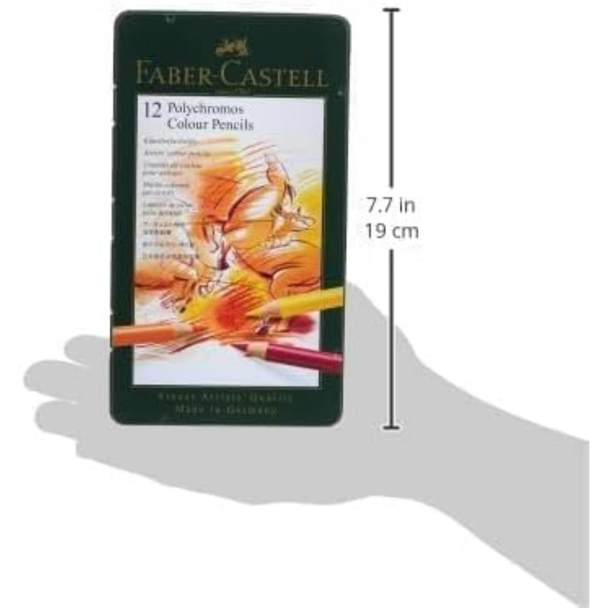 Lápis de Cor Polychromos Faber Castell A&G - 12 Cores Faber Castell