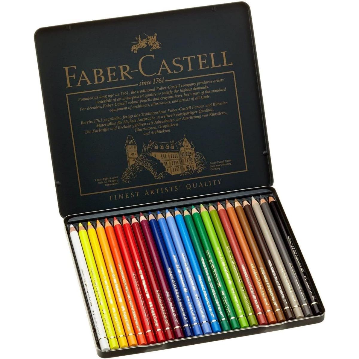 Lápis de Cor Polychromos Faber Castell A&G - 24 Cores Faber Castell