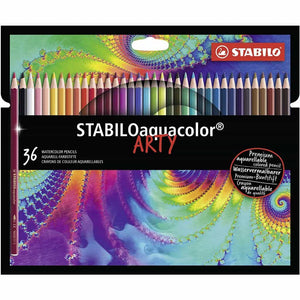 Lápis de Cor Stabilo Aquacolor Arty - 36 Cores