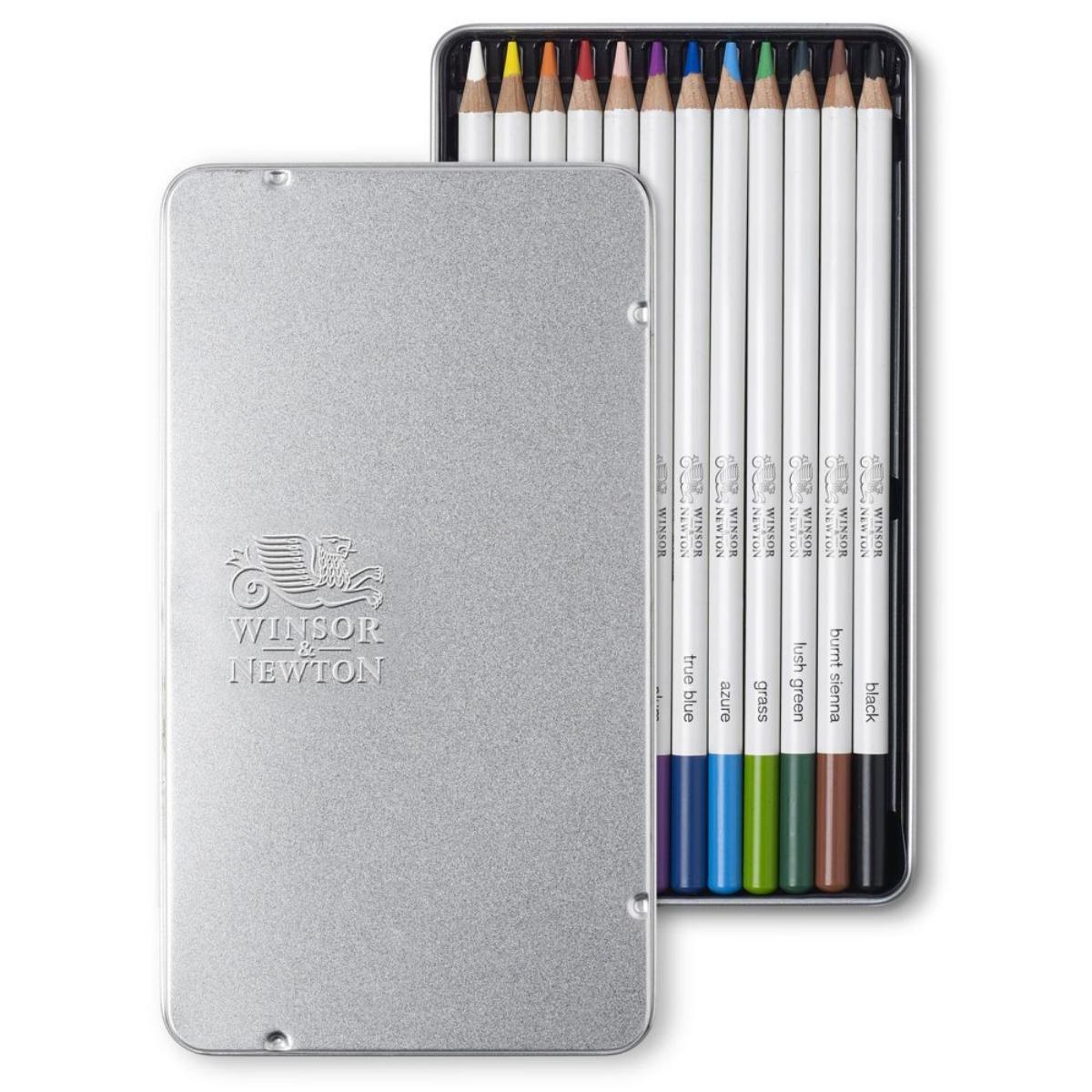 Lápis de Cor Winsor & Newton Aquarelável - Studio Collection 12 Cores Winsor & Newton