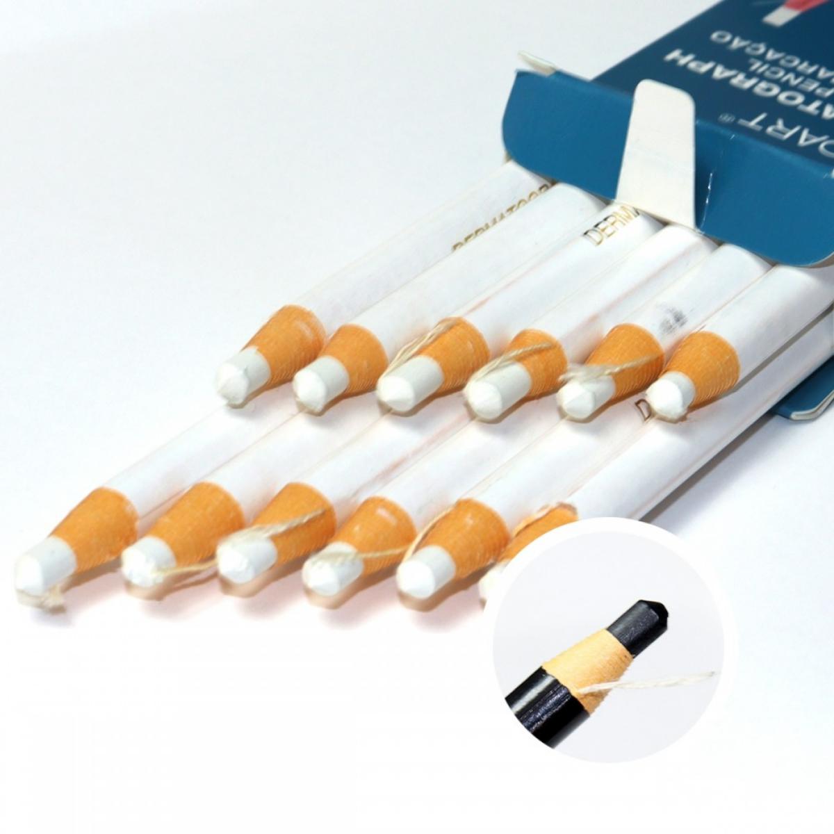 Lápis Dermatográfico Sinoart c/12 - Branco Sinoart