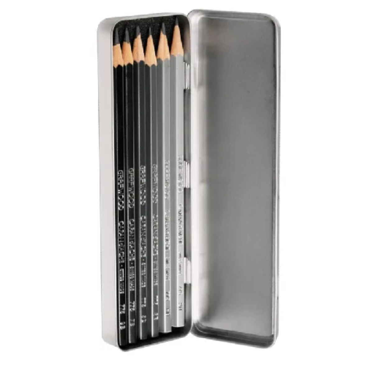 Lápis Para Desenho Caran d'Ache Grafwood - Estojo com 6 Caran D´ Ache