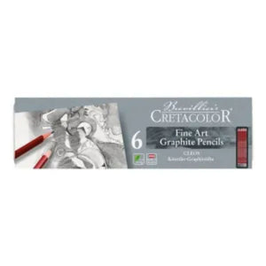 Lápis para Desenho Cretacolor Cleos - Conjunto com 6