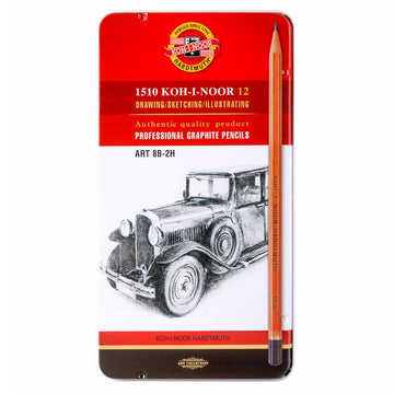 Lápis Para Desenho Koh I Noor 1512N - Conjunto com 12 Livraria Skilo