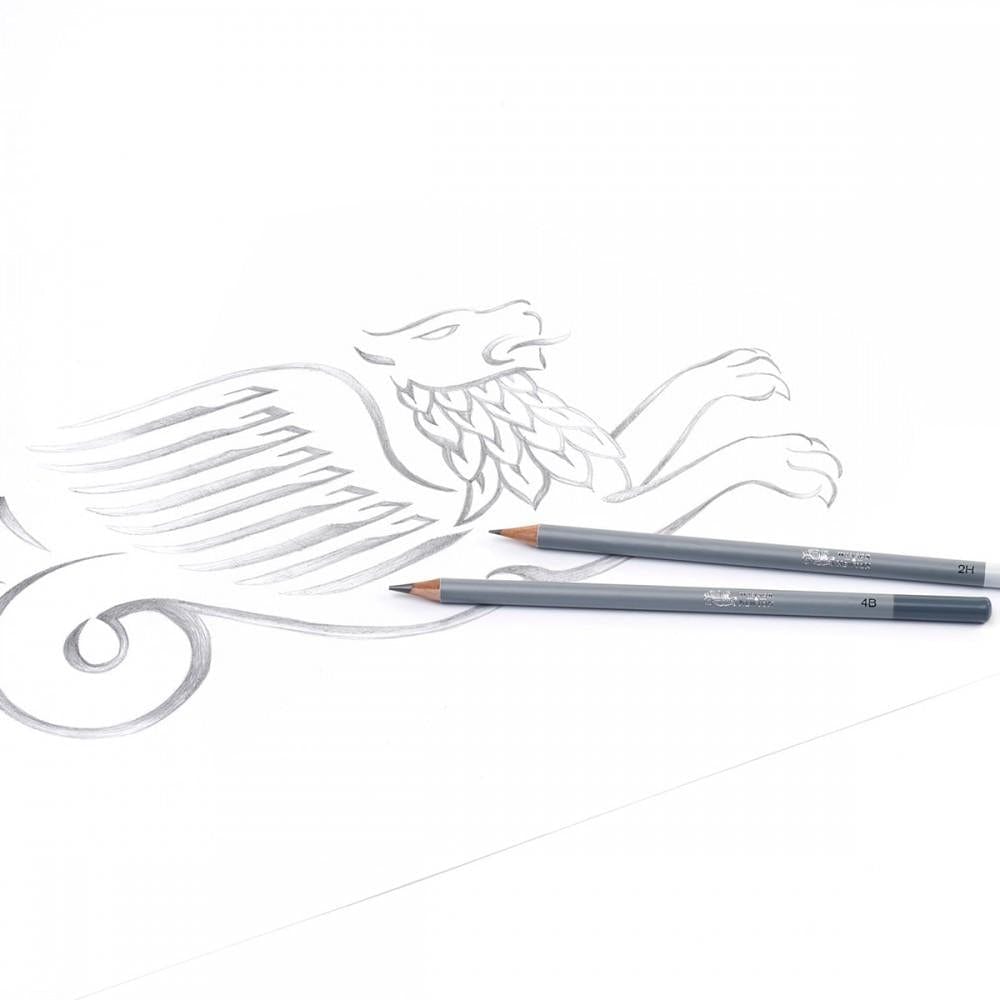 Lápis Para Desenho Winsor & Newton - Conjunto com 6 Lápis Winsor & Newton