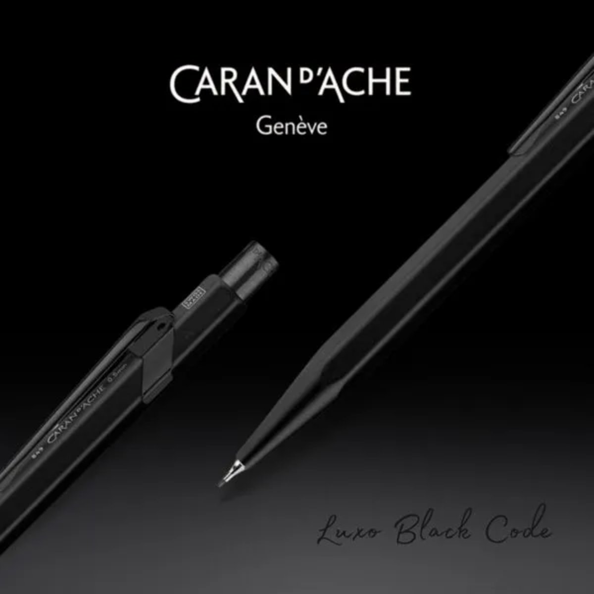 Lapiseira Caran D´Ache 844 - Black Code - 0,5mm Livraria Skilo
