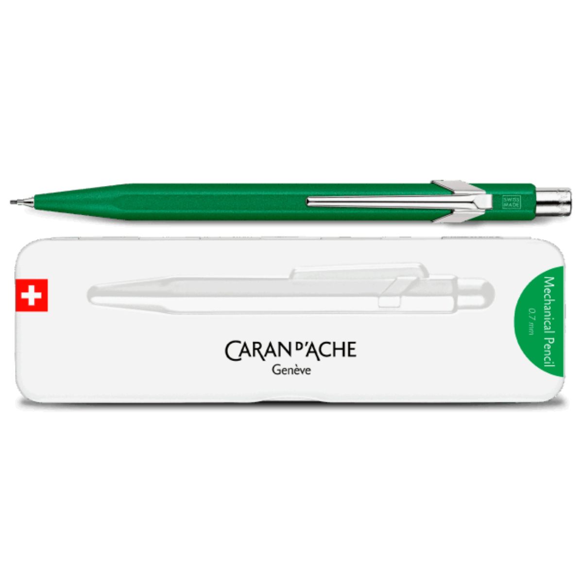 Lapiseira Caran D'Ache 844 Colormat-X Green 0,7mm Livraria Skilo