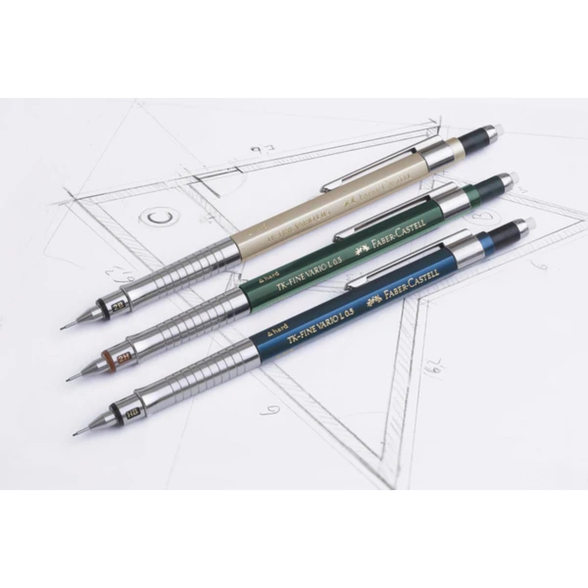 Lapiseira Faber Castell TK Fine Vario - 0,7mm - Champagne Gold Faber-Castell