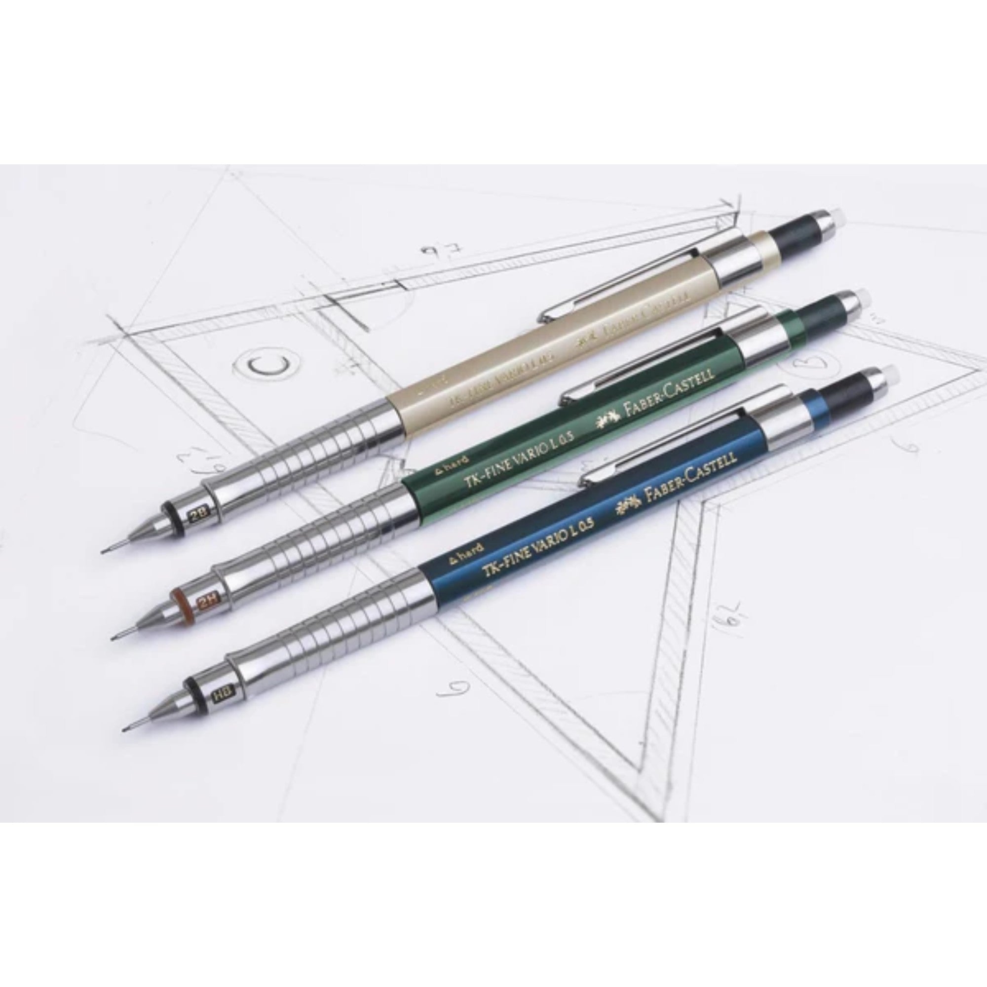 Lapiseira Faber Castell TK Fine Vario - 0,7mm - Champagne Gold Faber-Castell