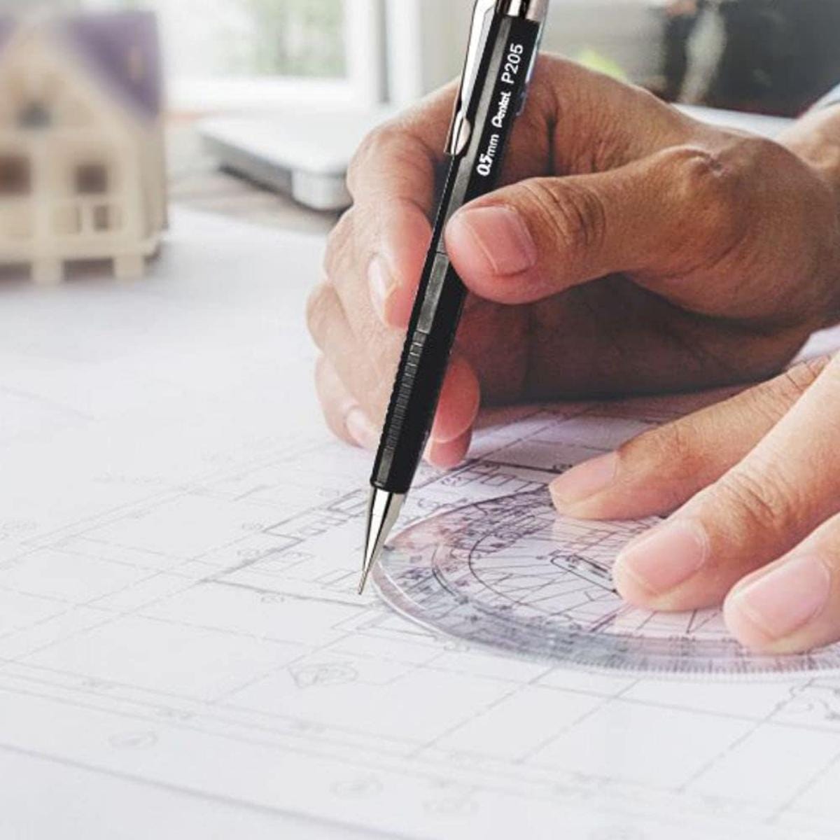 Lapiseira Pentel 0.7mm - Vermelho Vivo Pentel