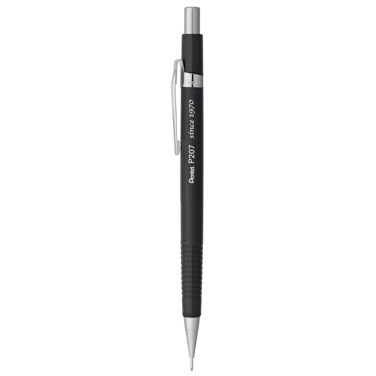 Lapiseira Pentel P200 Quiet Luxury - Preto - 0.7mm Pentel