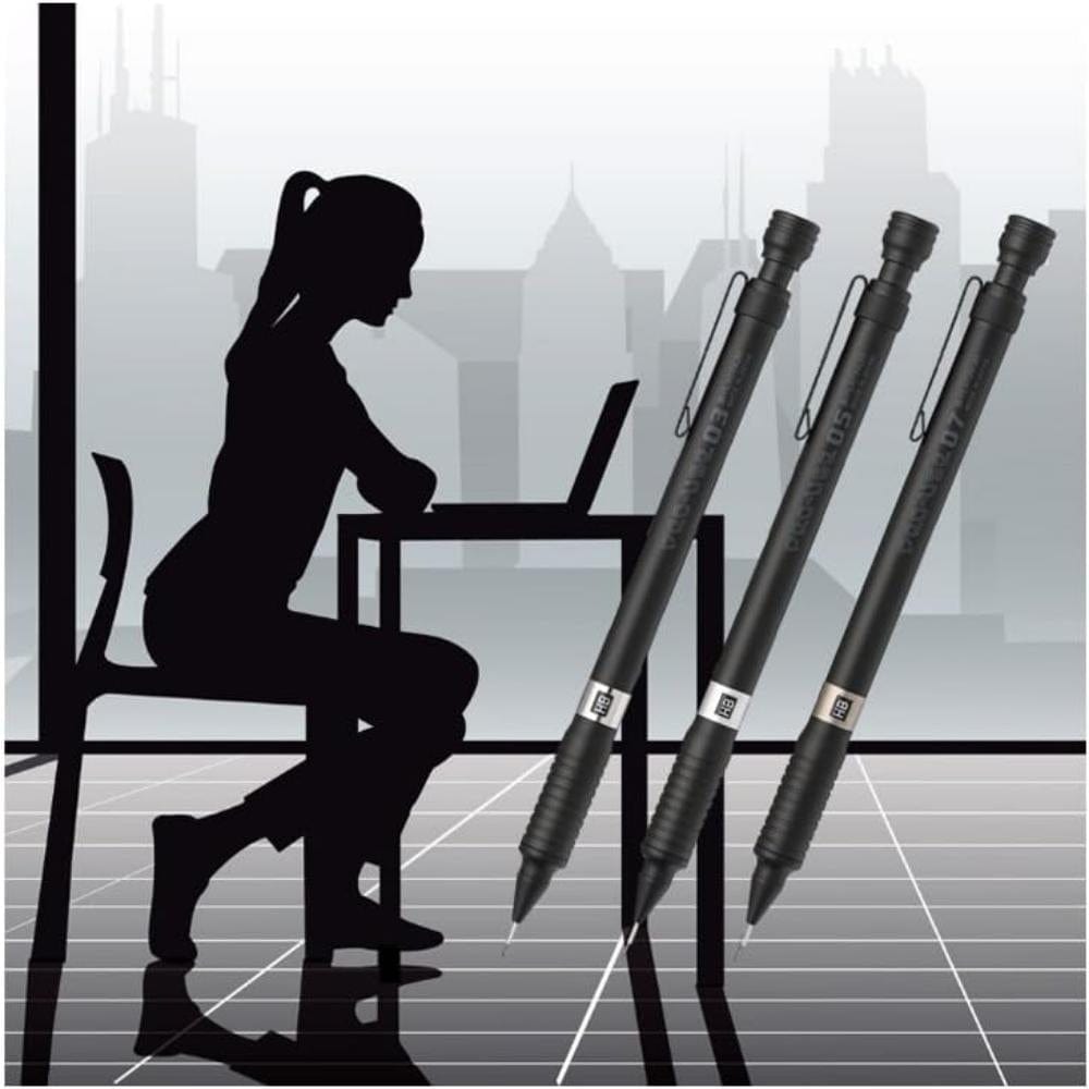 Lapiseira Platinum Pro Use 1 - 0,3mm - Matte Black - MSDB-1500A 1 Platinum