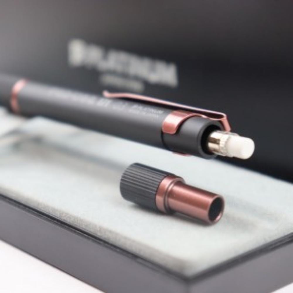 Lapiseira Platinum Pro Use 171 - Matte Black and Copper - 0,3mm Platinum