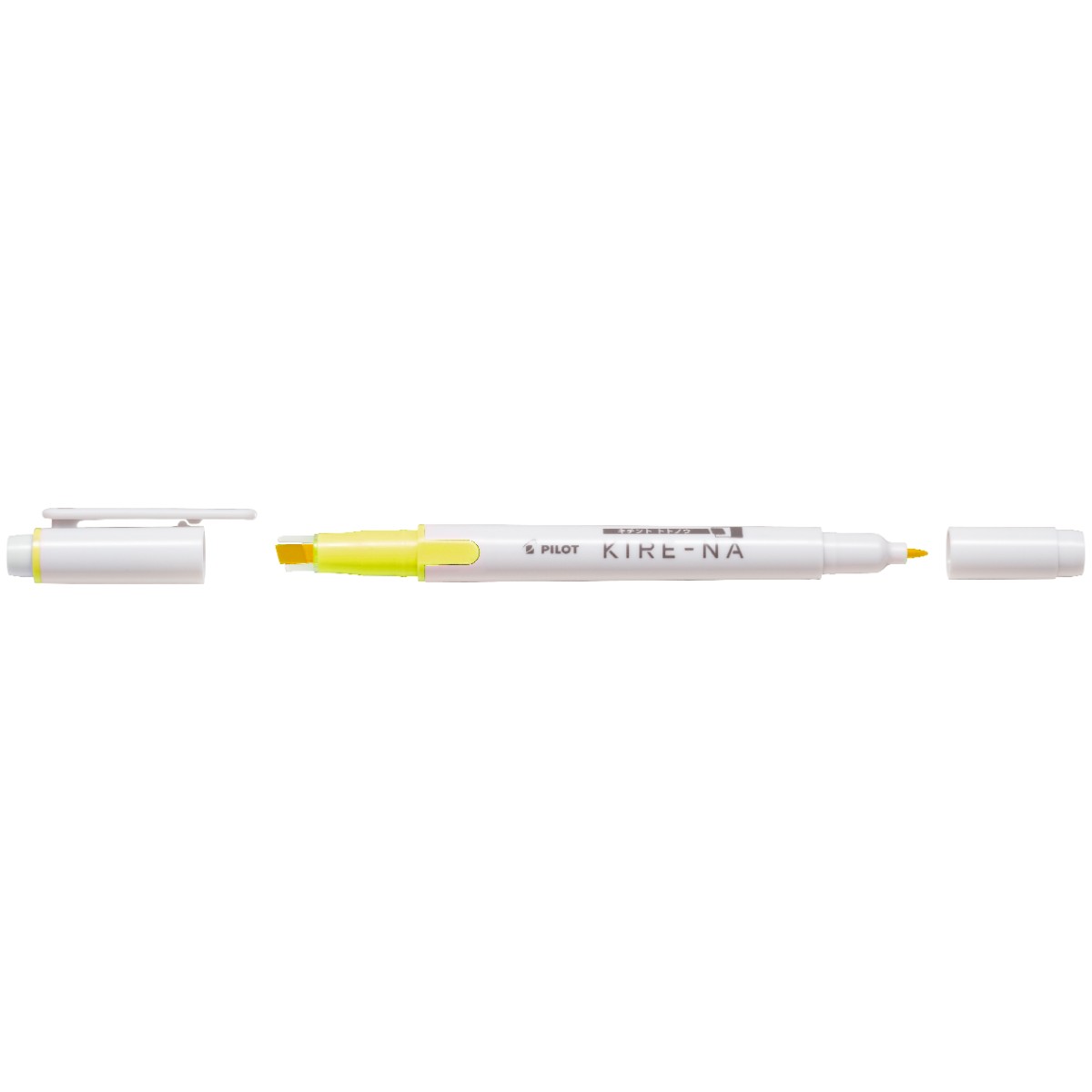 Marca Texto Pilot Kirena - Ponta Dupla - Amarelo Pilot