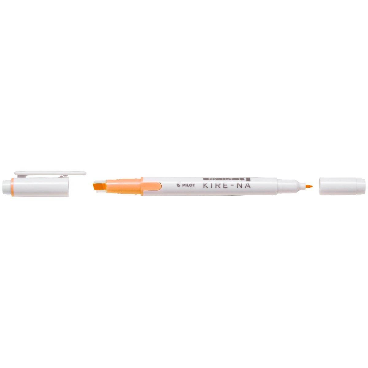 Marca Texto Pilot Kirena - Ponta Dupla - Laranja Pilot