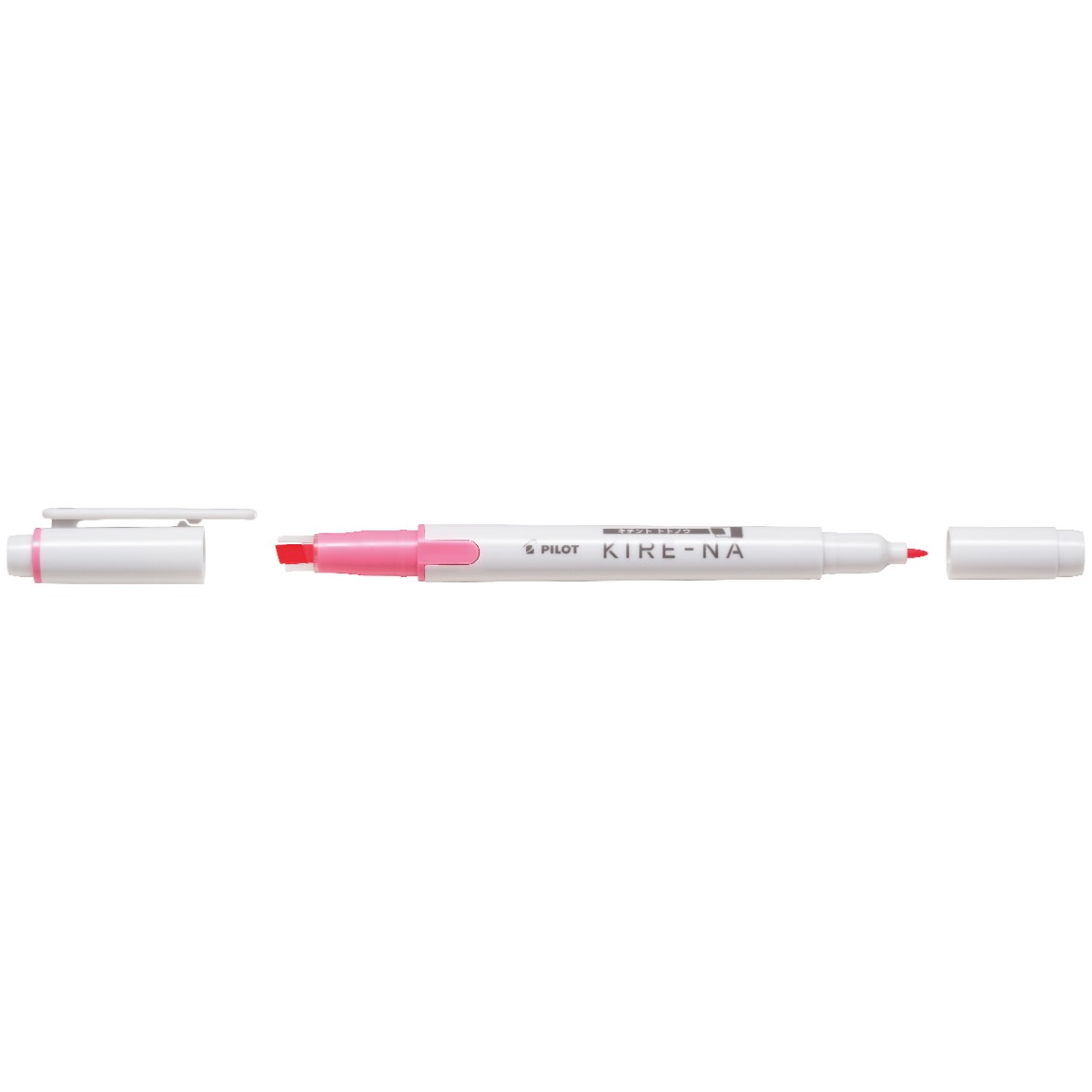 Marca Texto Pilot Kirena - Ponta Dupla - Rosa Pilot