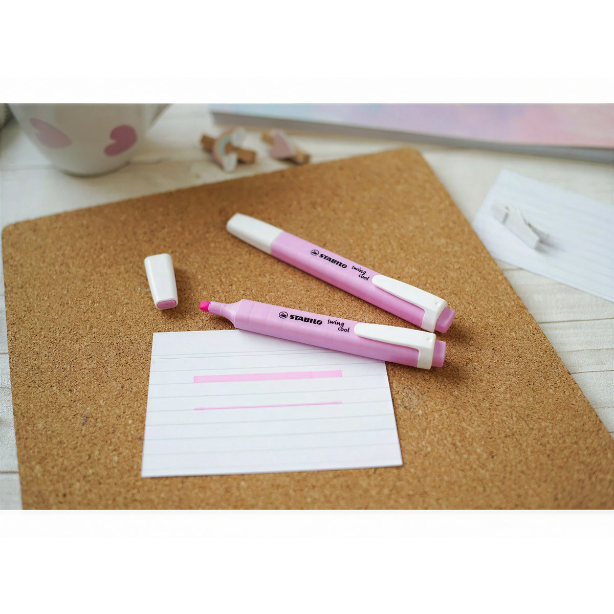 Marca Texto Stabilo Swing Cool - Kit com 3 Cores Stabilo