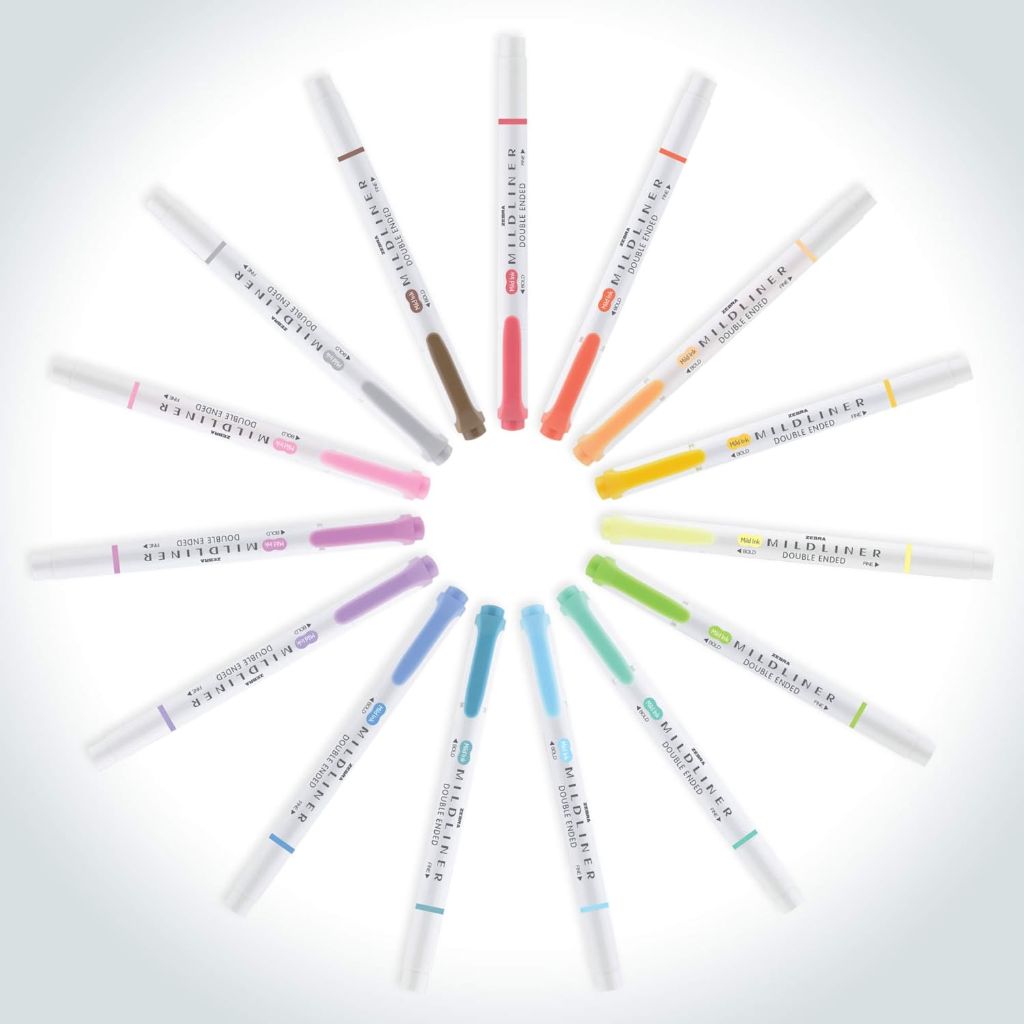 Marca Texto Zebra Mildliner - 25 Cores NewPen