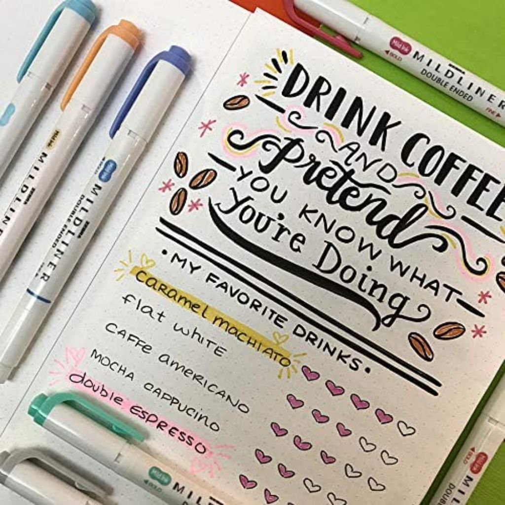 Marca Texto Zebra Mildliner - 25 Cores NewPen