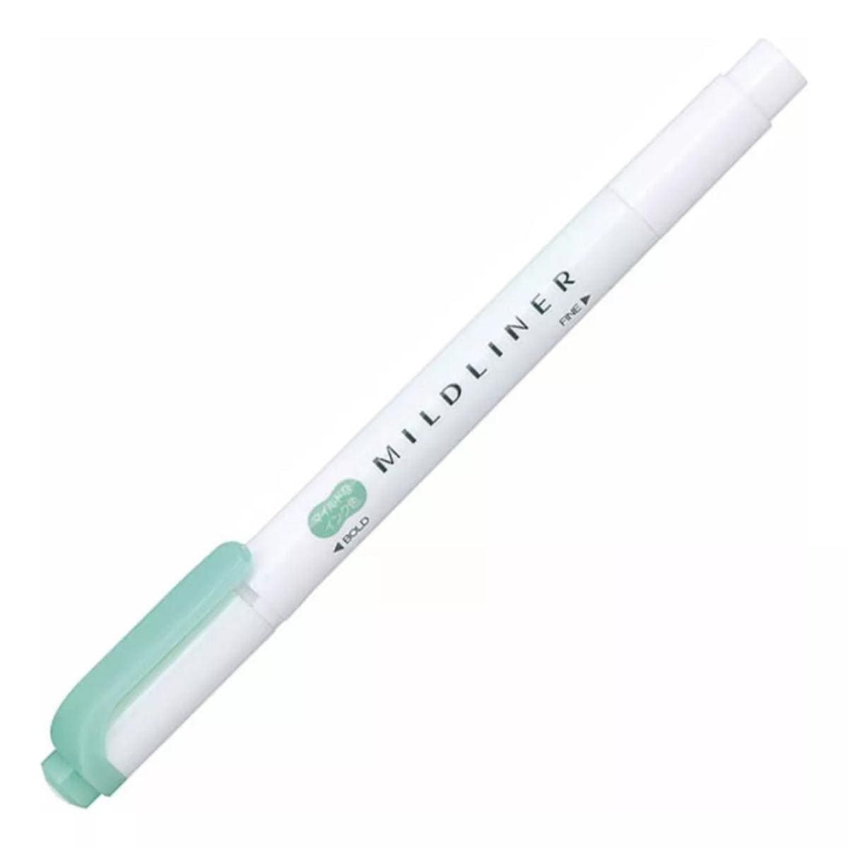 Marca Texto Zebra Mildliner - Cores Blue Green Zebra