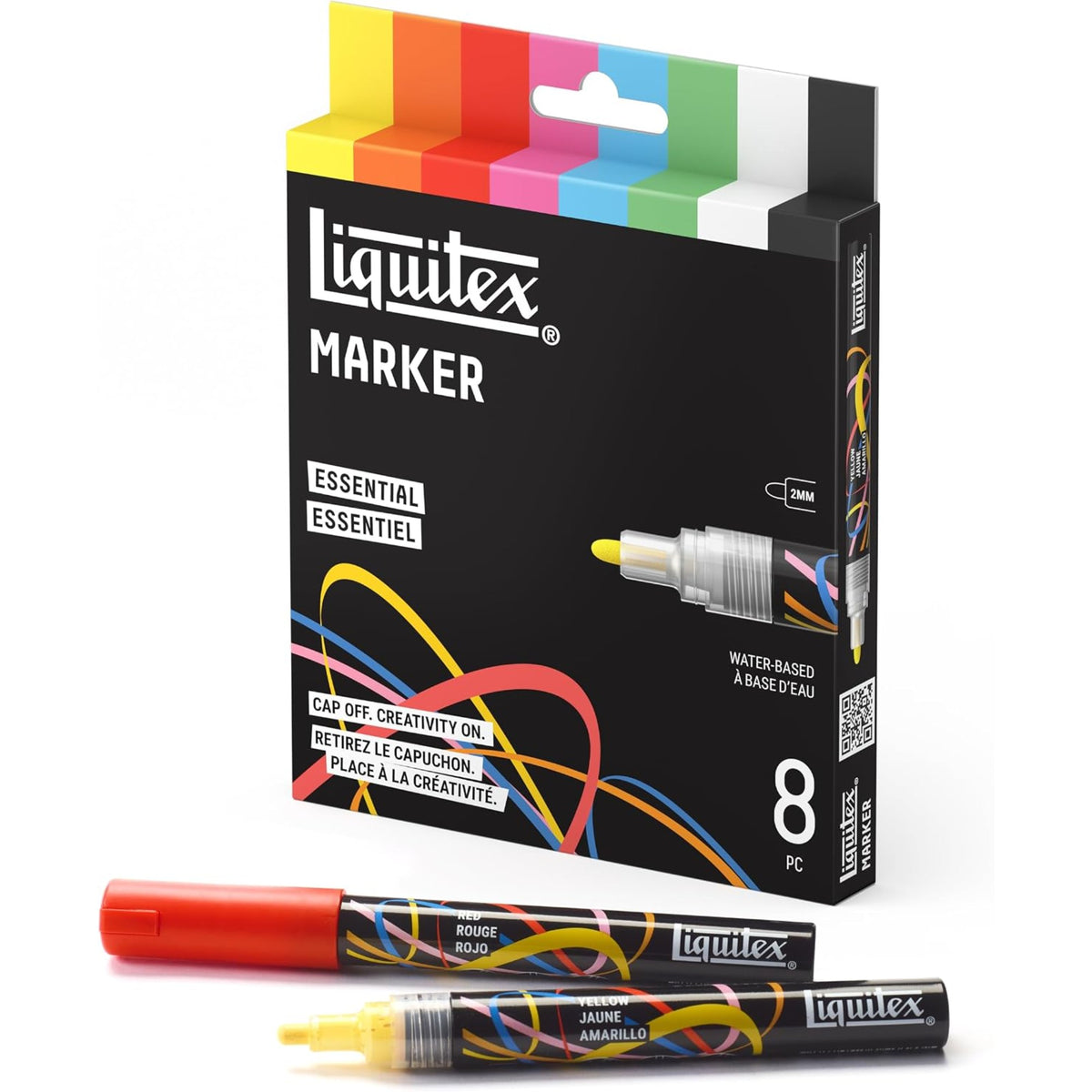 Marcador Acrílico Liquitex  - 2mm - Essential - 8 Cores Liquitex