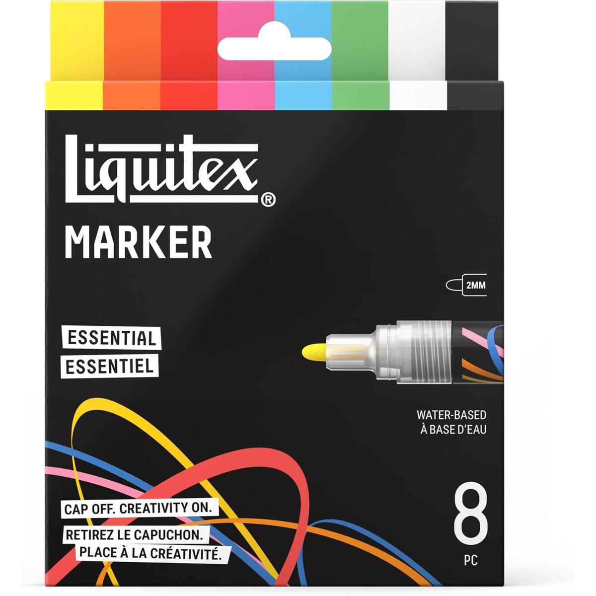 Marcador Acrílico Liquitex  - 2mm - Essential - 8 Cores Liquitex