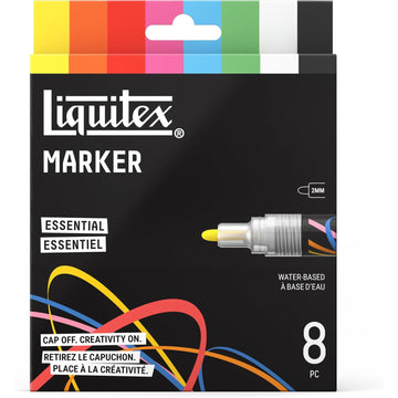 Marcador Acrílico Liquitex  - 2mm - Essential - 8 Cores Liquitex