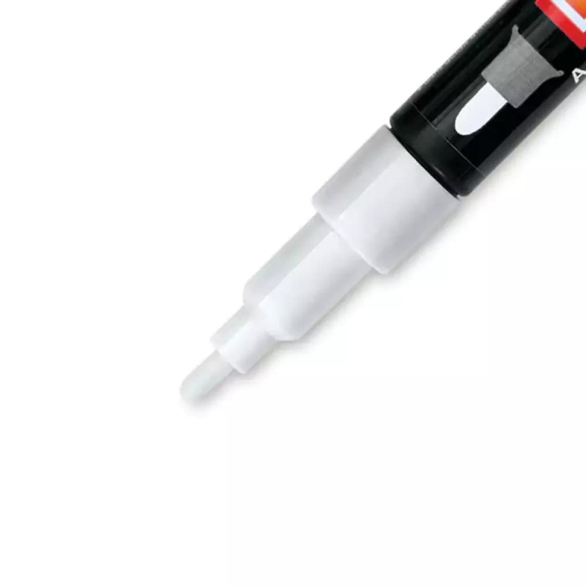 Marcador Artistico Decocolor Acrylic FIne - Branco - Uso Profissonal Marvy Uchida