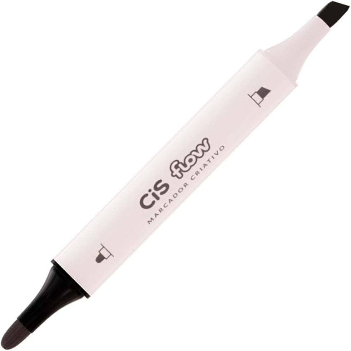 Marcador Cis Flow - Multisuperfície - 12 Cores Cis