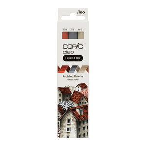 Marcador Copic Ciao Layer & Mix - Architect Palette - 3 Cores