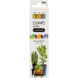 Marcador Copic Ciao Layer & Mix - Botanic Palette - 3 Cores