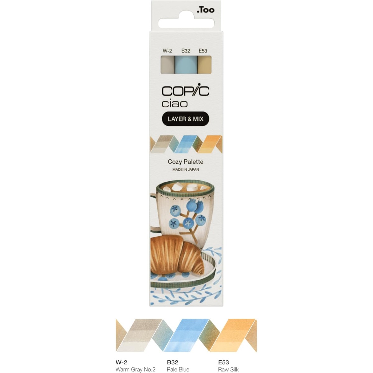 Marcador Copic Ciao Layer & Mix - Cozy Palette - 3 Cores Copic