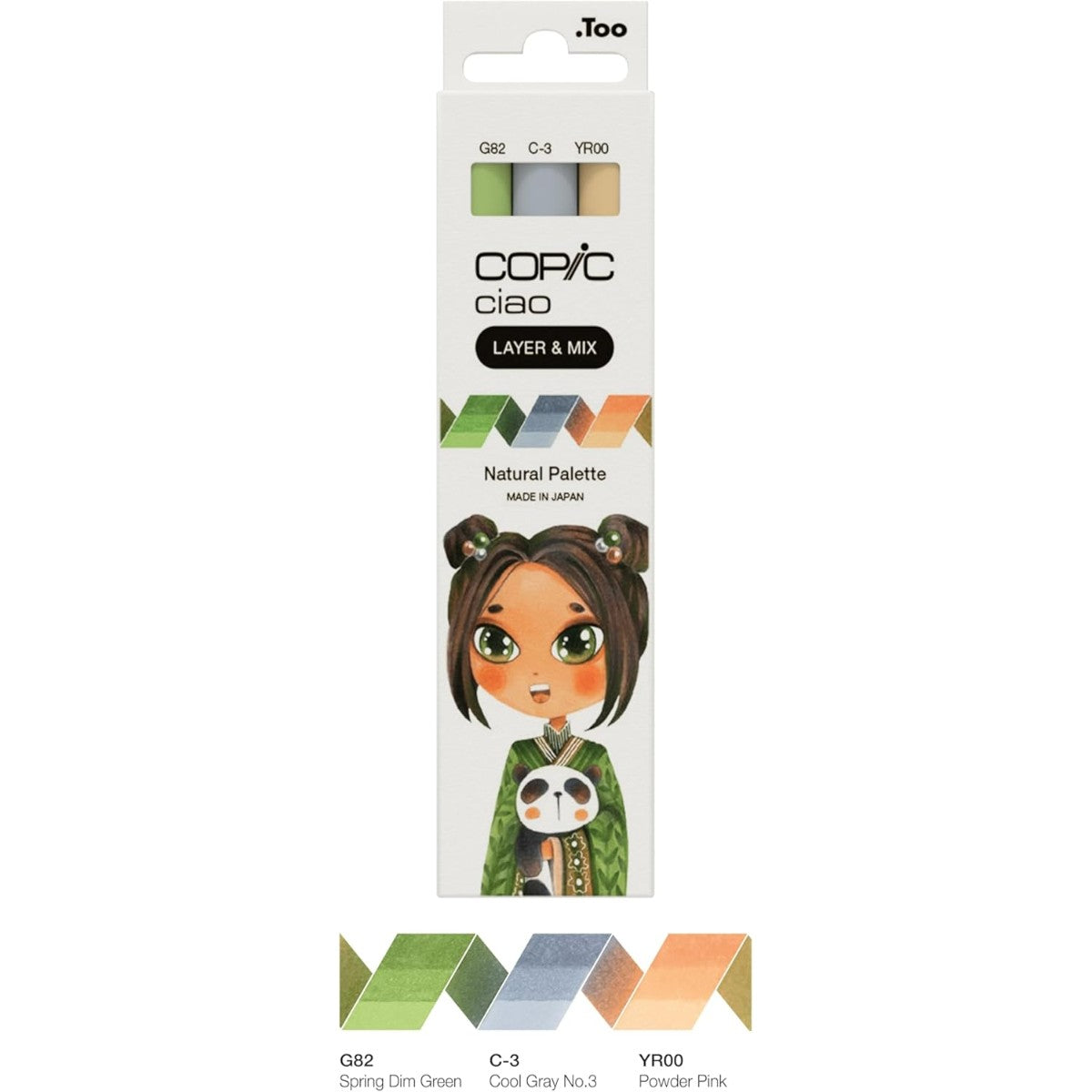 Marcador Copic Ciao Layer & Mix - Natural Palette - 3 Cores Copic
