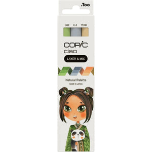 Marcador Copic Ciao Layer & Mix - Natural Palette - 3 Cores
