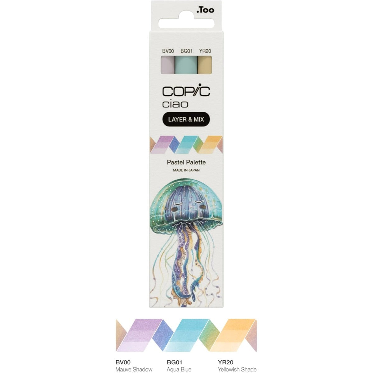Marcador Copic Ciao Layer & Mix - Pastel Palette - 3 Cores Copic