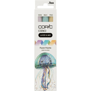 Marcador Copic Ciao Layer & Mix - Pastel Palette - 3 Cores