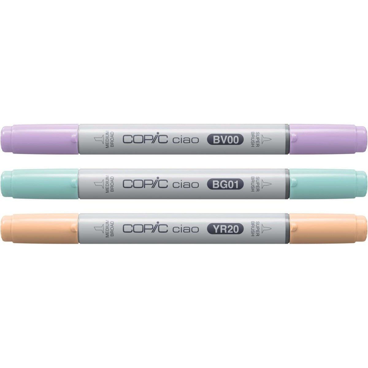 Marcador Copic Ciao Layer & Mix - Pastel Palette - 3 Cores Copic