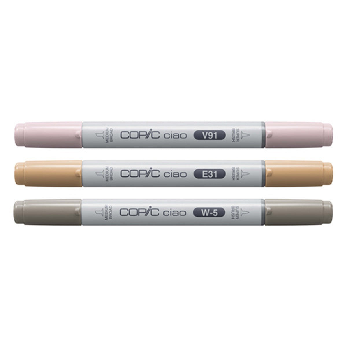 Marcador Copic Ciao Layer & Mix - Pet Palette - 3 Cores Copic