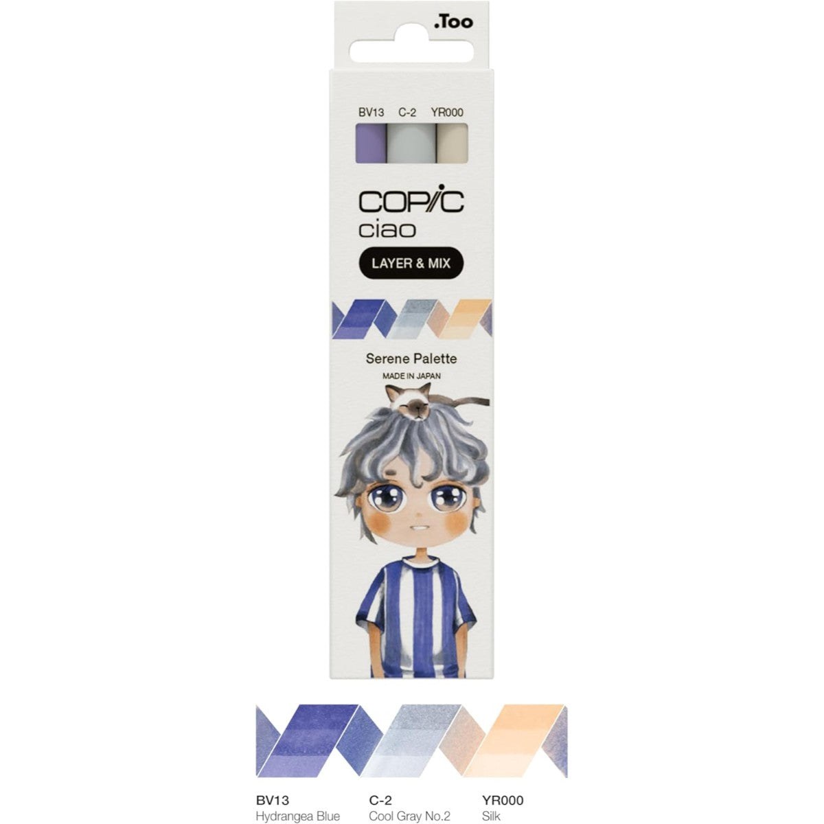 Marcador Copic Ciao Layer & Mix - Serene Palette - 3 Cores Copic