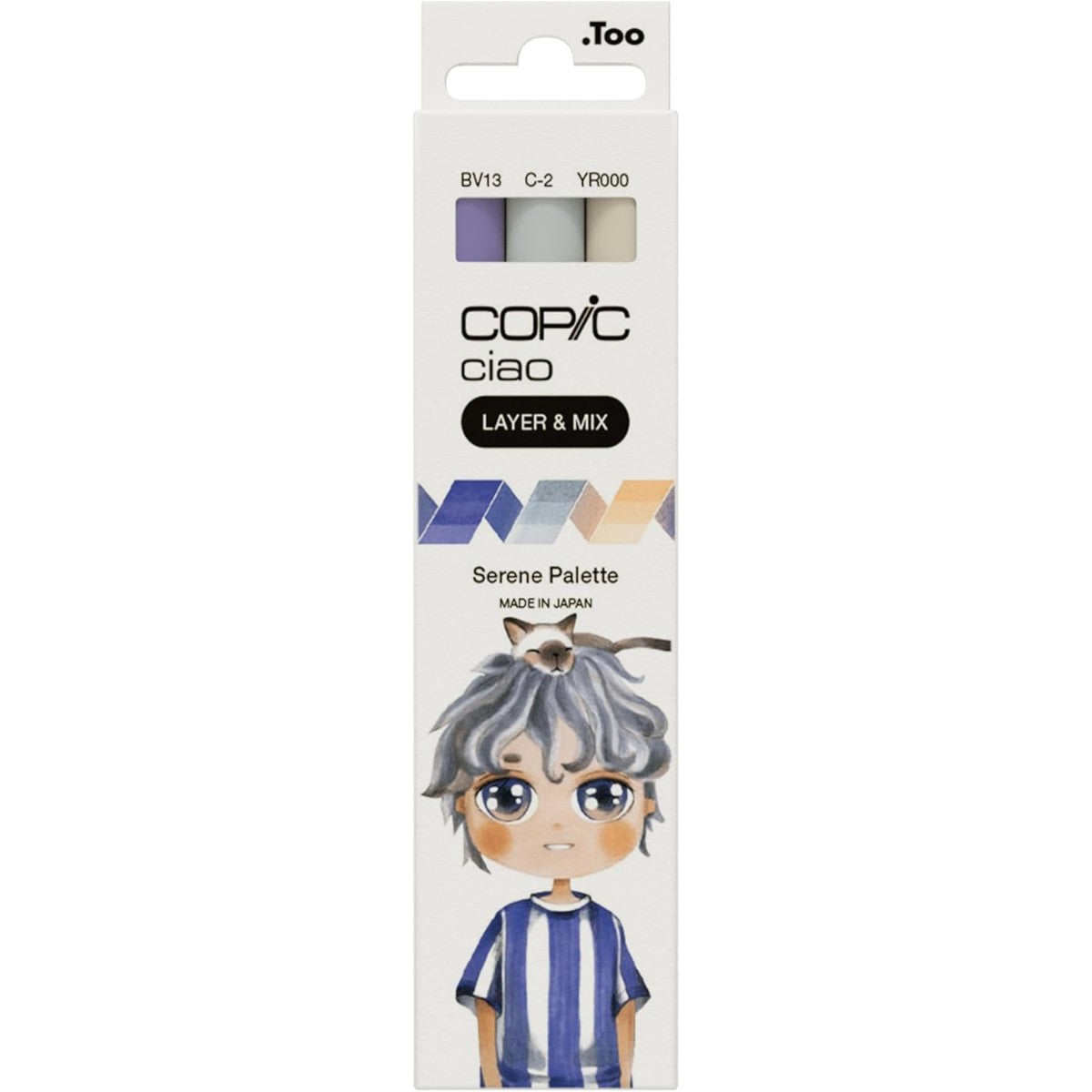 Marcador Copic Ciao Layer & Mix - Serene Palette - 3 Cores Copic