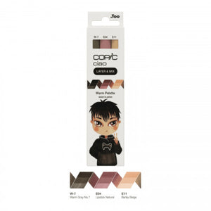 Marcador Copic Ciao Layer & Mix - Warm Palette - 3 Cores