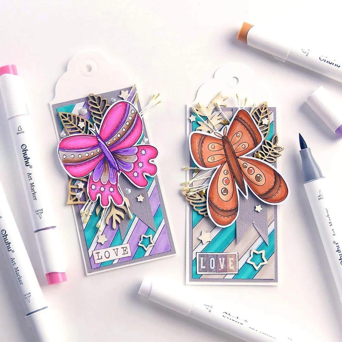 Marcador Ohuhu 120 Cores - Honolulu B - Ponta Brush e Fina Ohuhu