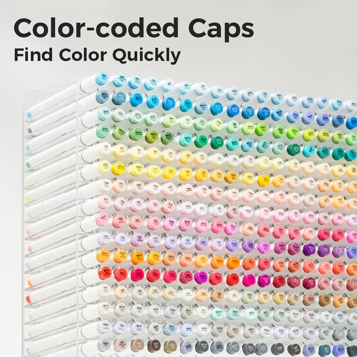 Marcador Ohuhu 24 Cores Básicas - Honolulu - Ponta Brush e Chanfrada Ohuhu