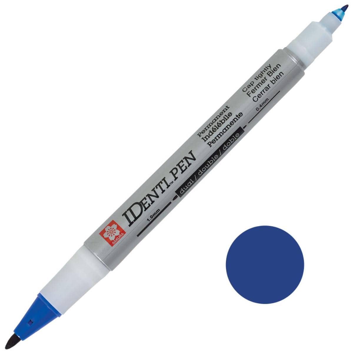 Marcador Permanente Sakura Identi Pen - Uso Profissional Azul Sakura
