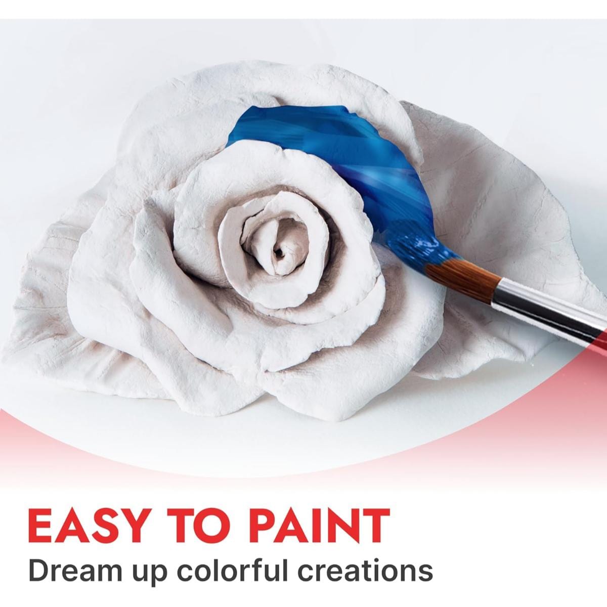 Massa de Modelar Cerâmica Fria Branca - 1kg - DAS DAS - Canson