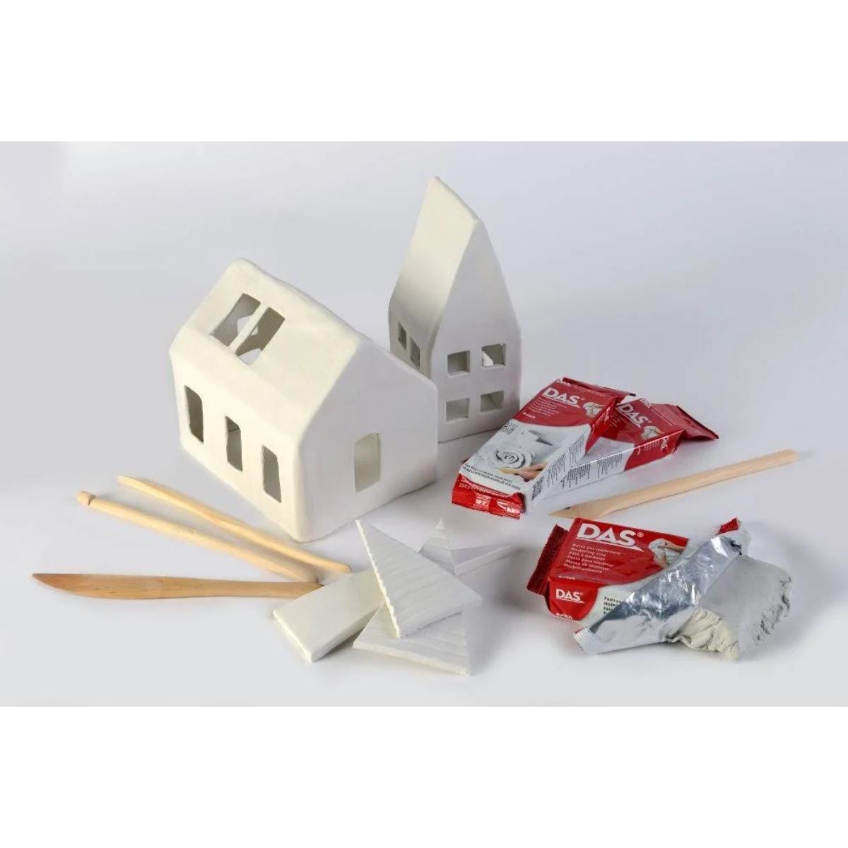 Massa de Modelar Cerâmica Fria - DAS - Branca - 500g DAS - Canson