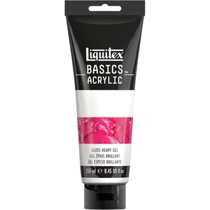 Medium Acrílico Gel Brilhante Heavy - Liquitex Basics - 250ml