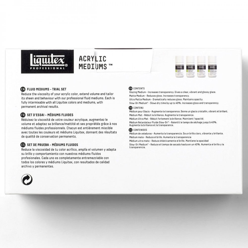 Medium Liquitex Para Tinta Acrílica - Conjunto com 4 de 59ml Livraria Skilo