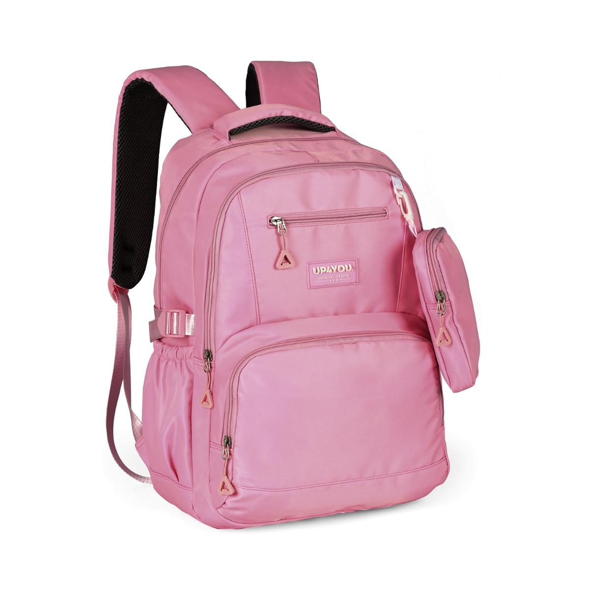 Mochila com Estojo Up4You - United Colors - Pastel Pink Up4You